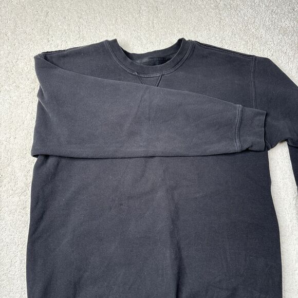 Lululemon All Yours Crew Fleece Pullover Sweater Women's Size Large Black READ - Picture 7 of 15